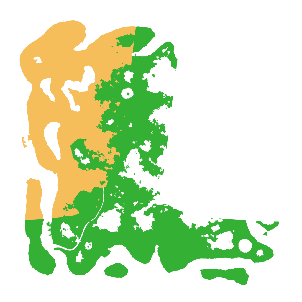 Biome Rust Map: Procedural Map, Size: 4000, Seed: 589064