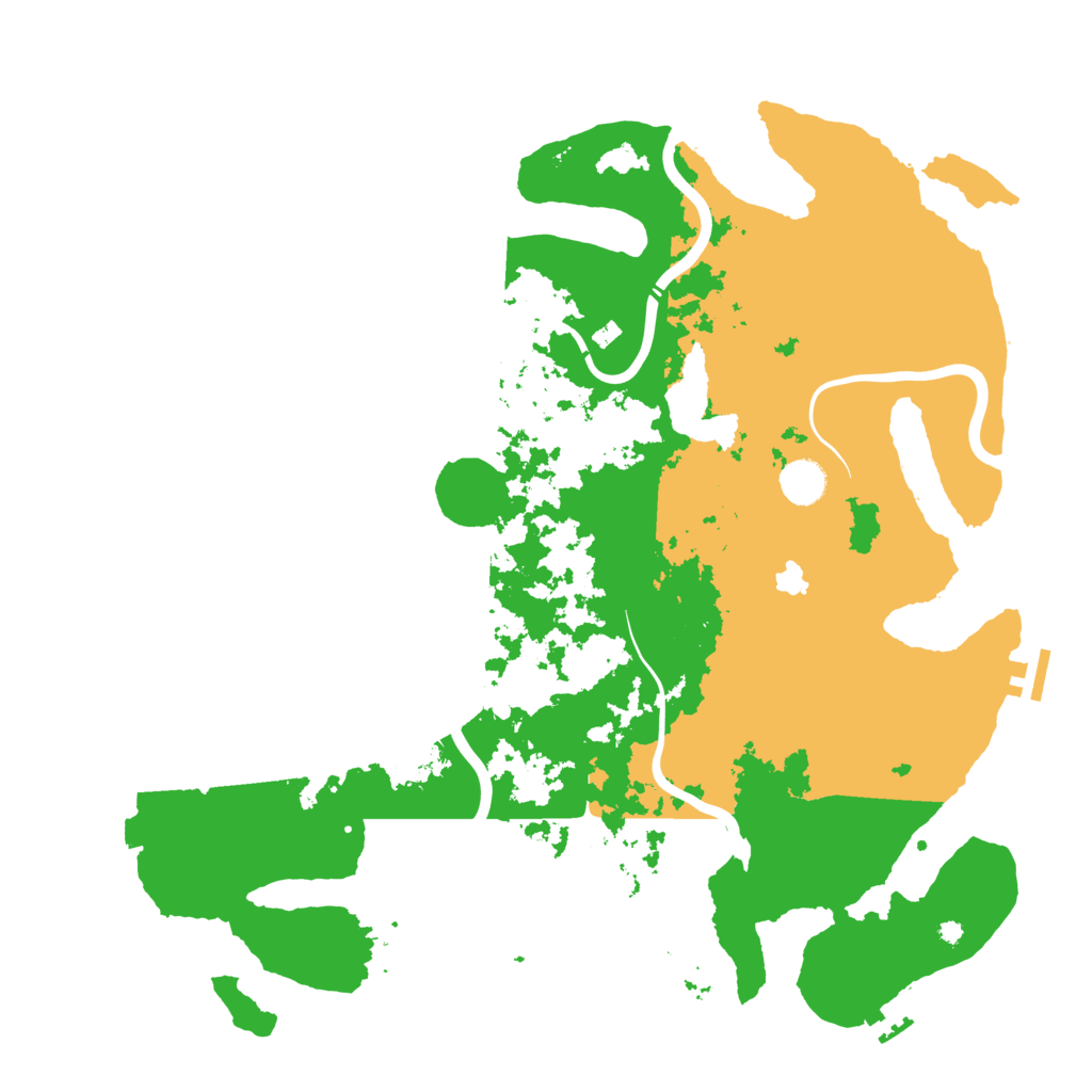 Biome Rust Map: Procedural Map, Size: 4250, Seed: 550245898