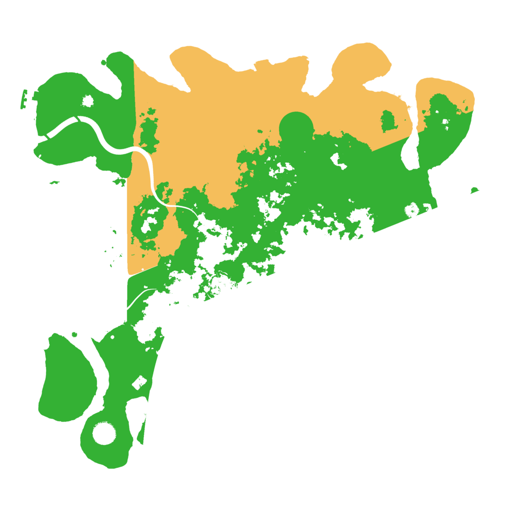 Biome Rust Map: Procedural Map, Size: 3900, Seed: 257