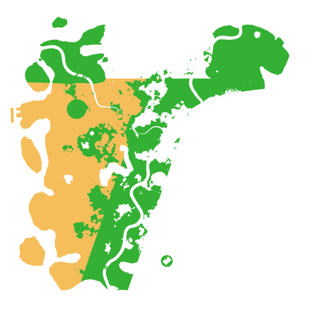 Biome Rust Map: Procedural Map, Size: 4300, Seed: 4206969