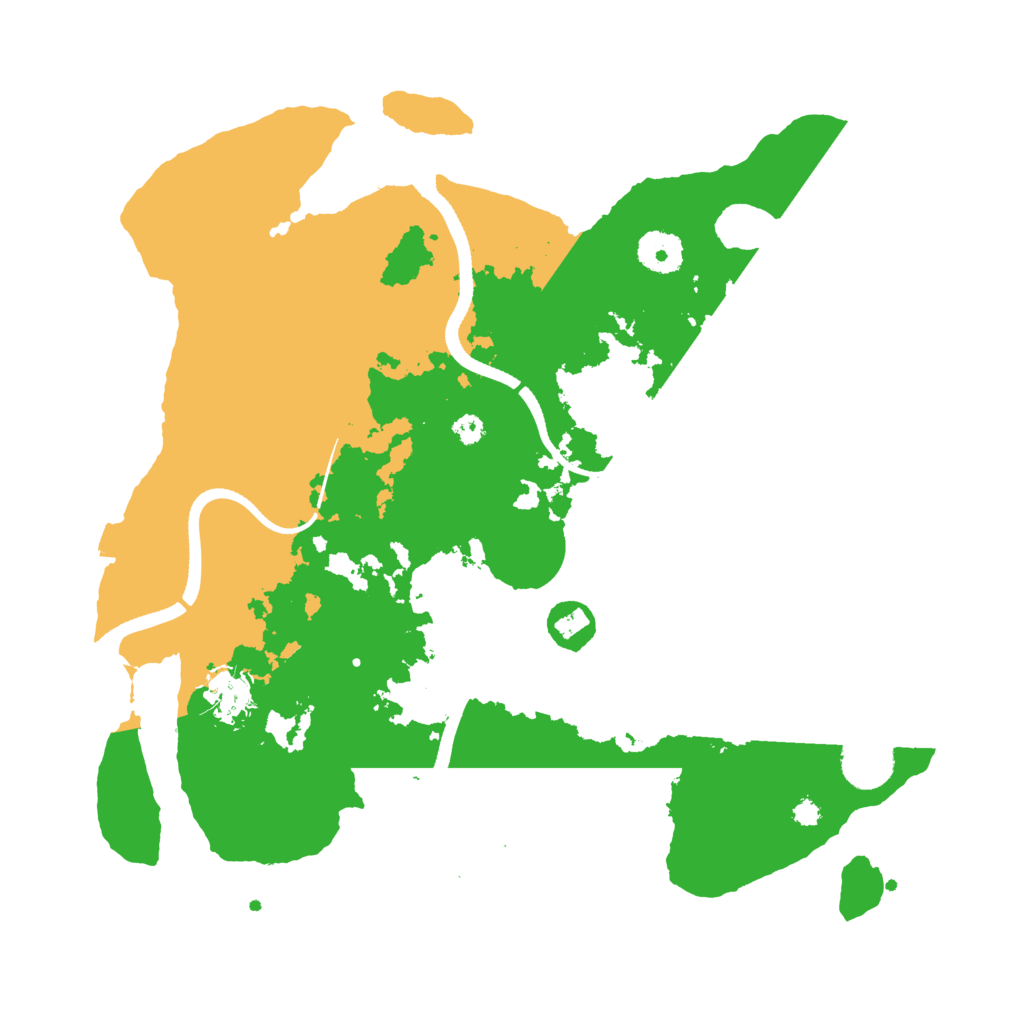 Biome Rust Map: Procedural Map, Size: 3500, Seed: 912036840