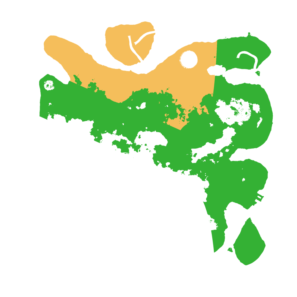 Biome Rust Map: Procedural Map, Size: 3000, Seed: 49566