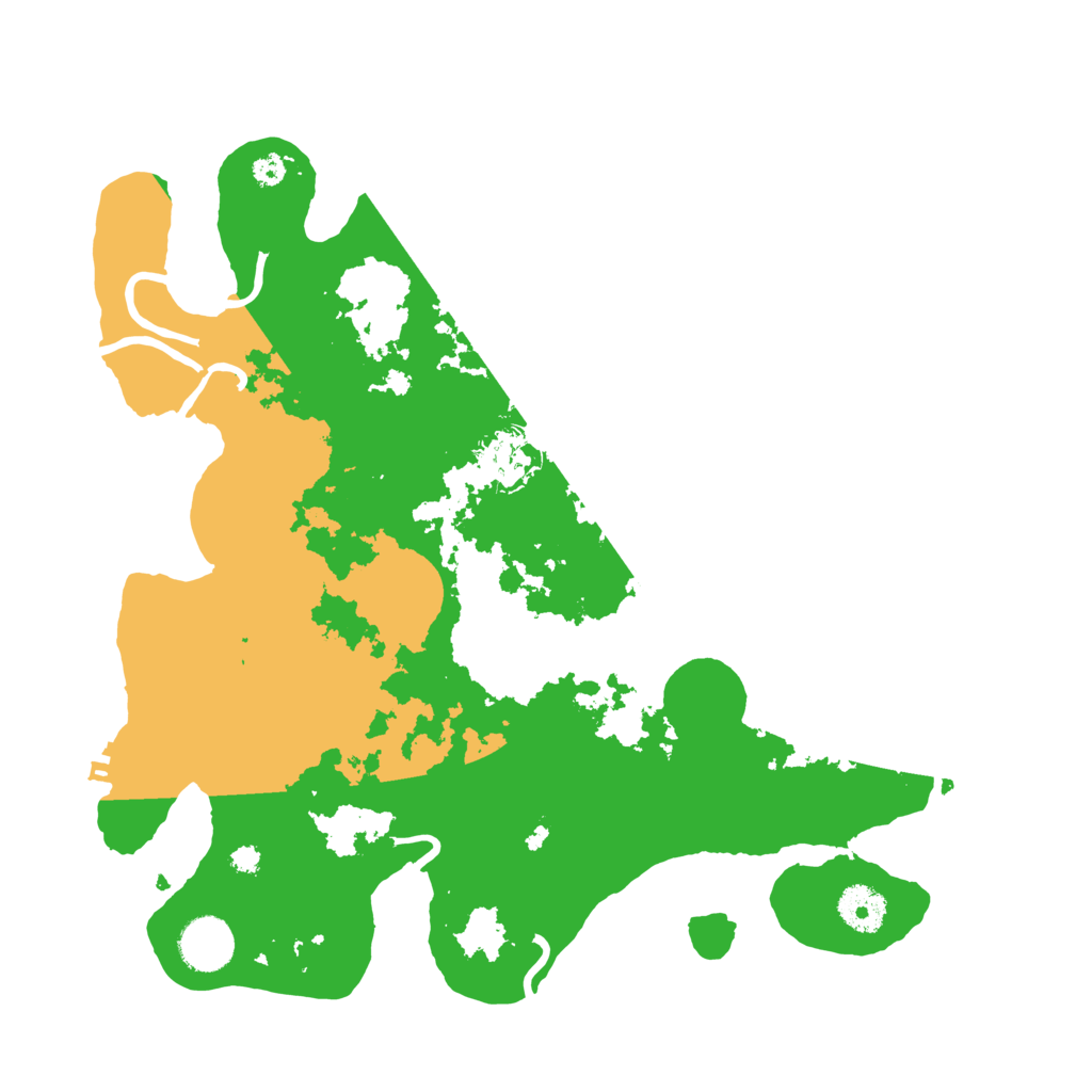 Biome Rust Map: Procedural Map, Size: 3500, Seed: 527230154
