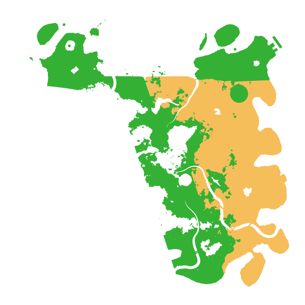 Biome Rust Map: Procedural Map, Size: 4500, Seed: 45654645