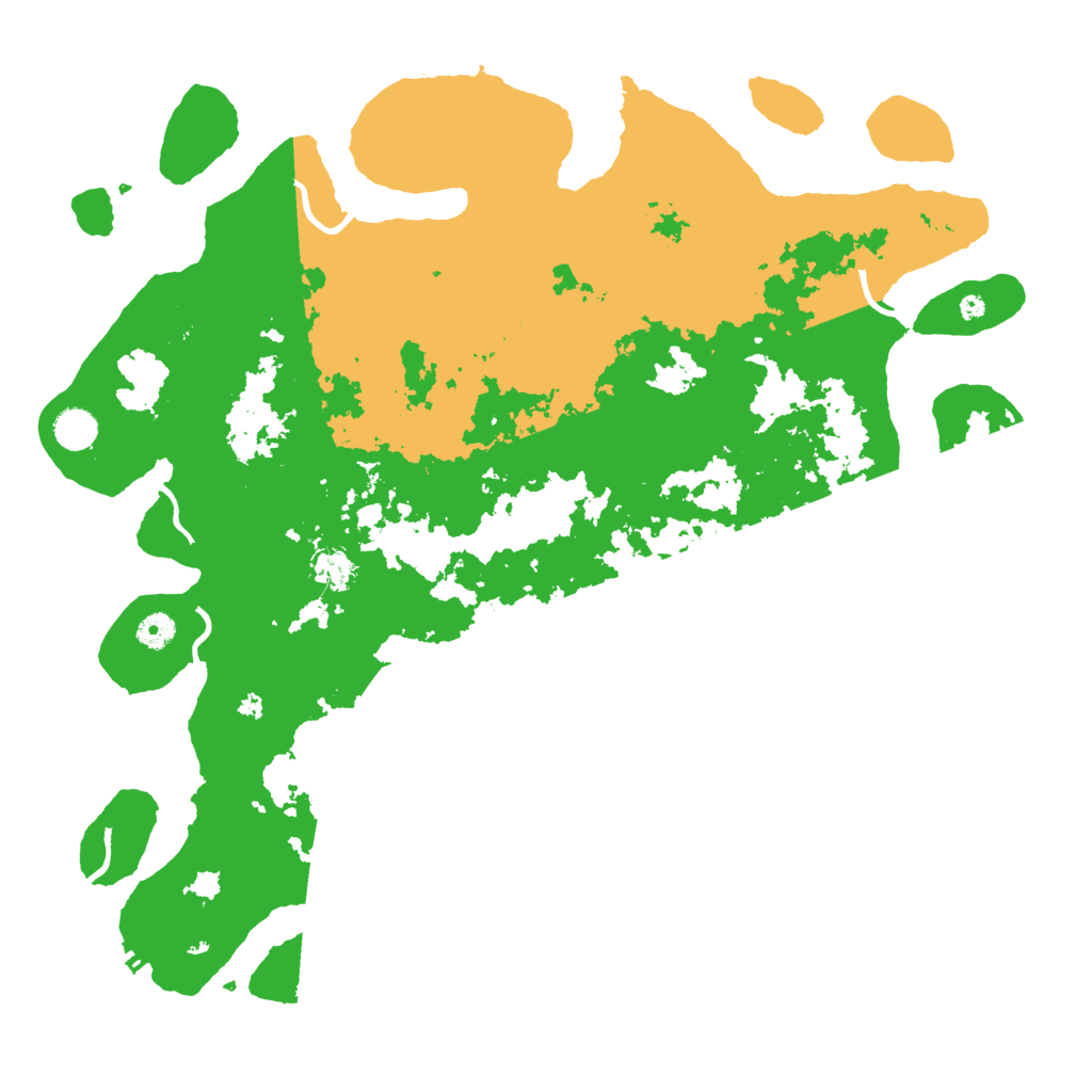 Biome Rust Map: Procedural Map, Size: 4500, Seed: 626325778