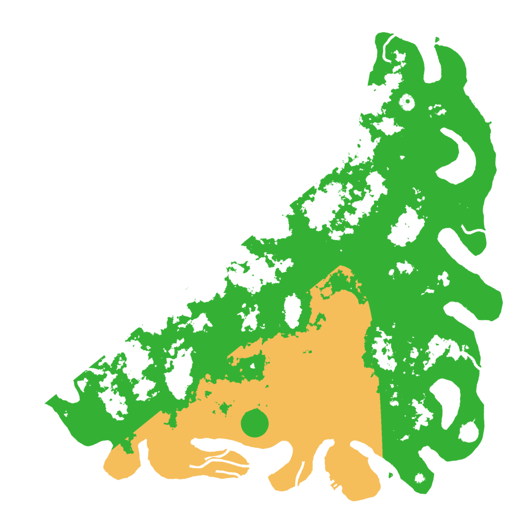 Biome Rust Map: Procedural Map, Size: 5000, Seed: 253245