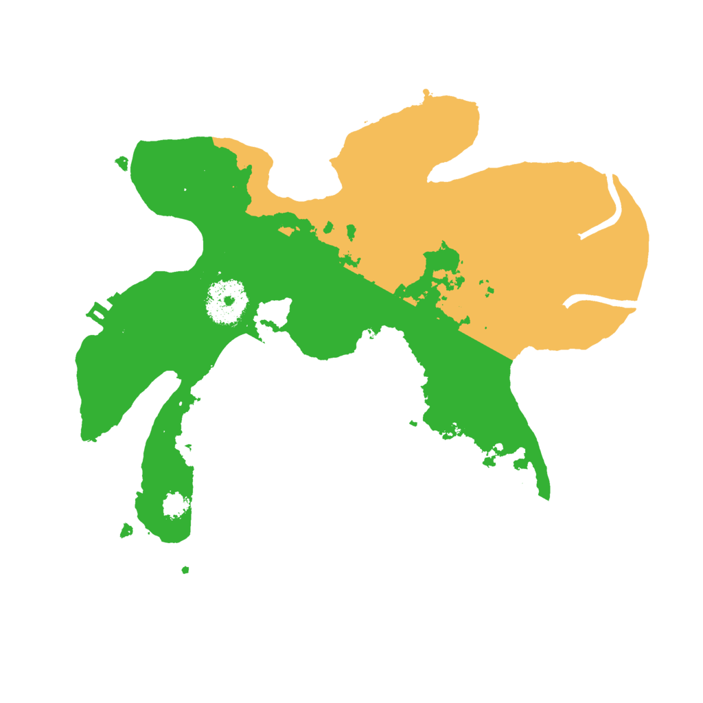 Biome Rust Map: Procedural Map, Size: 2500, Seed: 1251085256