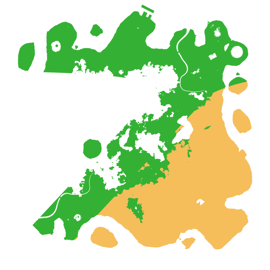 Biome Rust Map: Procedural Map, Size: 4000, Seed: 598247306