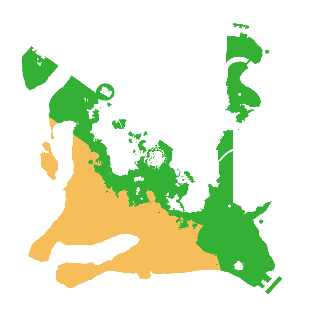 Biome Rust Map: Procedural Map, Size: 3000, Seed: 1345699