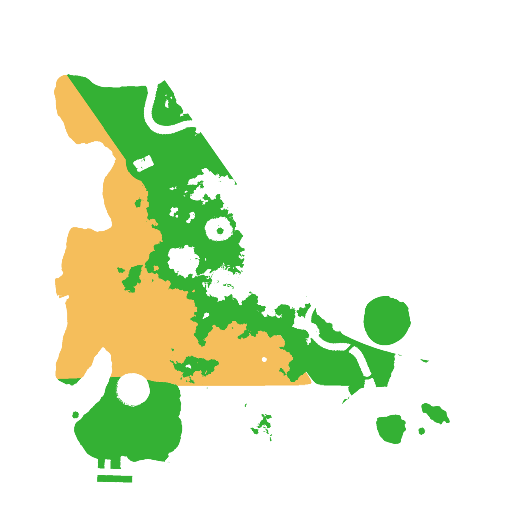 Biome Rust Map: Procedural Map, Size: 3000, Seed: 527230154