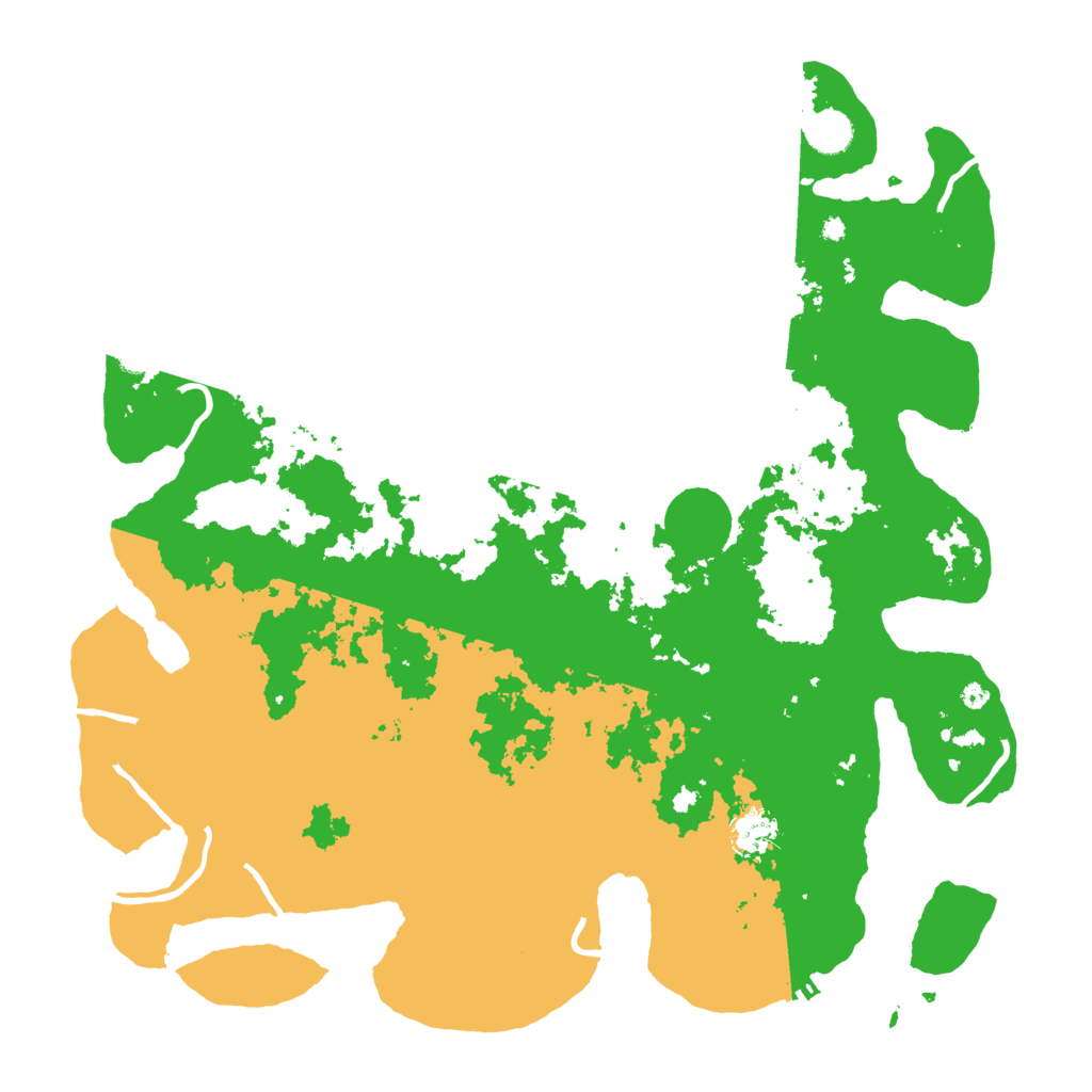 Biome Rust Map: Procedural Map, Size: 4300, Seed: 2129624405