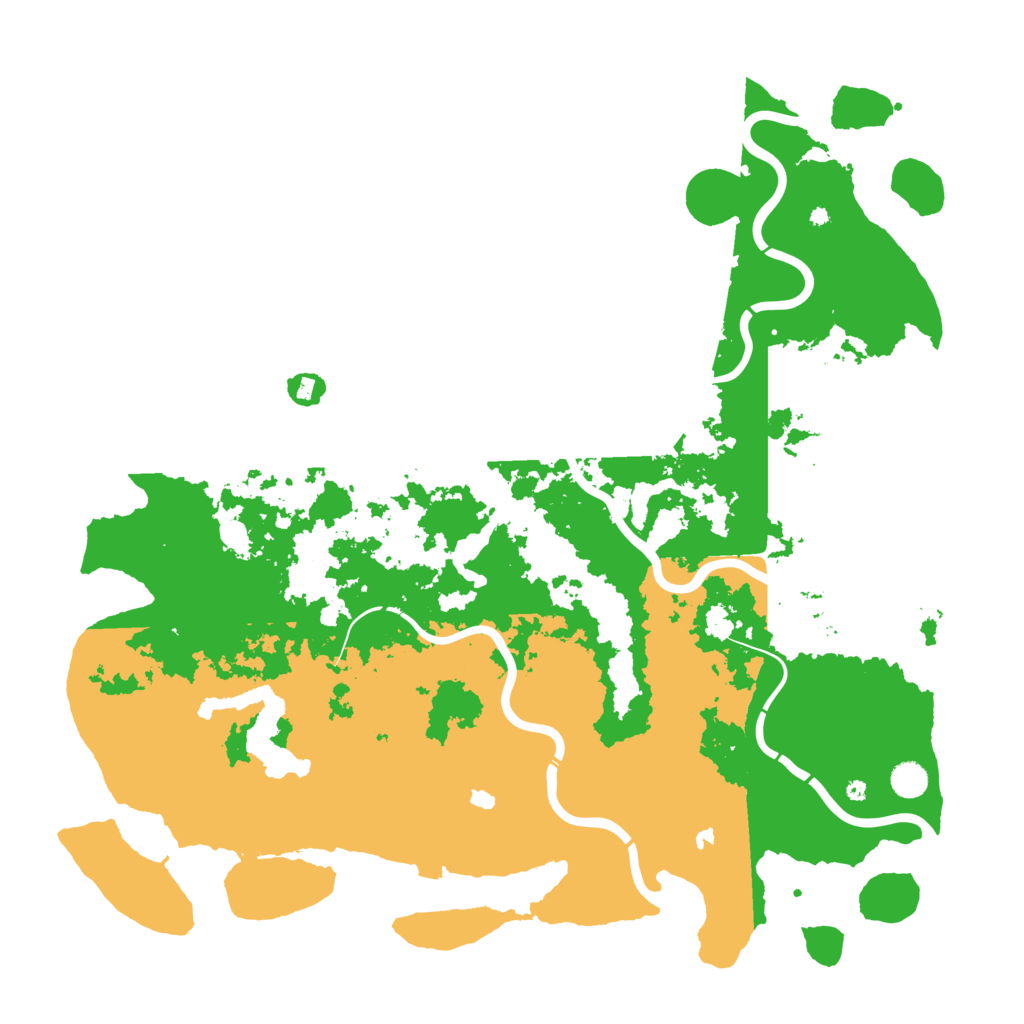 Biome Rust Map: Procedural Map, Size: 5000, Seed: 148069070