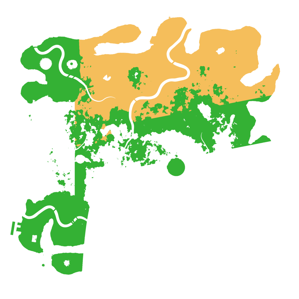 Biome Rust Map: Procedural Map, Size: 4500, Seed: 1018847342