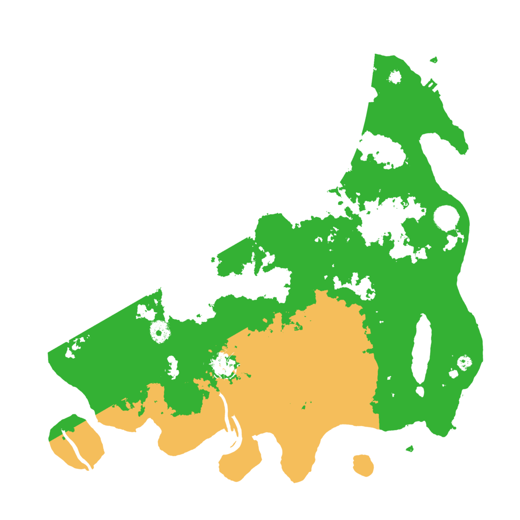 Biome Rust Map: Procedural Map, Size: 3700, Seed: 1258627137