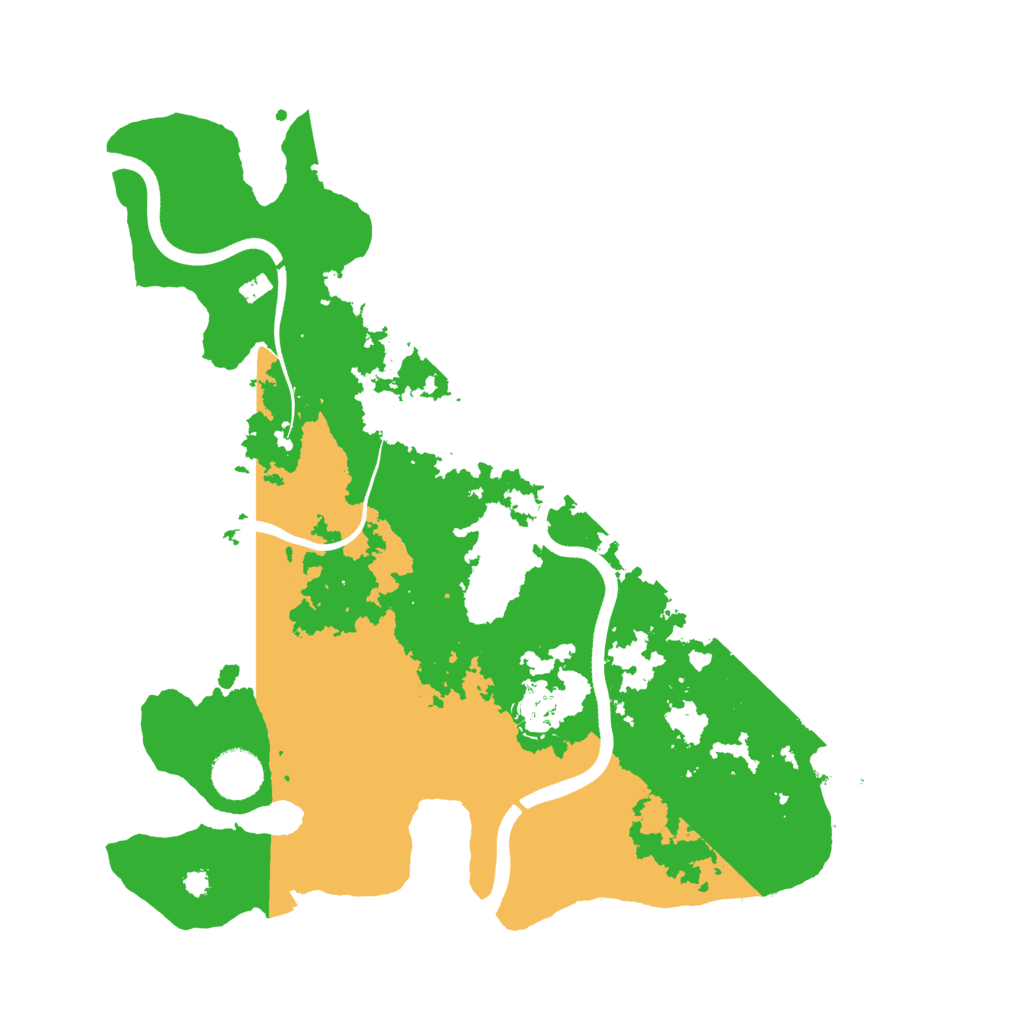 Biome Rust Map: Procedural Map, Size: 3600, Seed: 1204362128