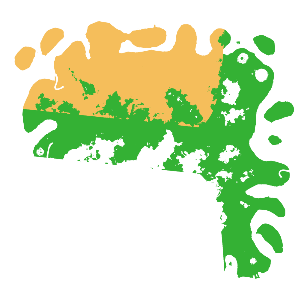Biome Rust Map: Procedural Map, Size: 4300, Seed: 2036059445