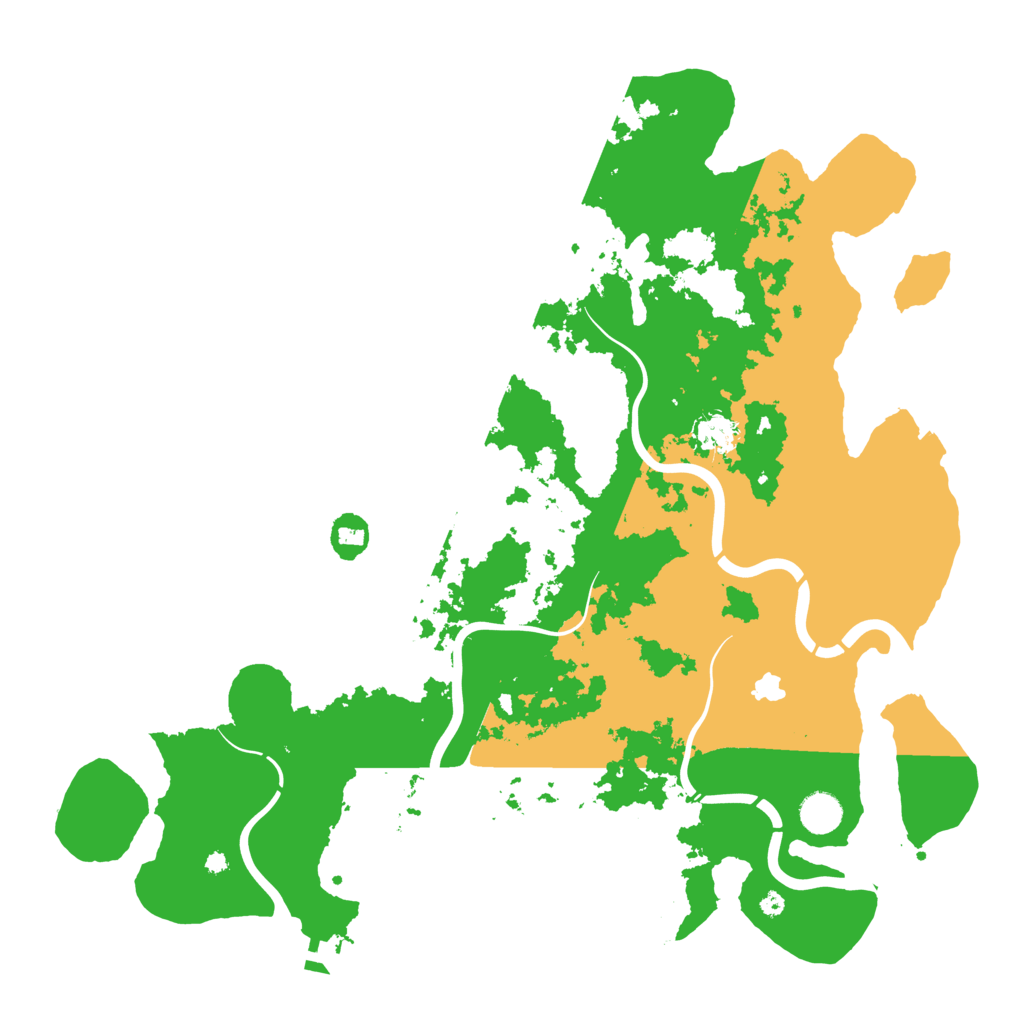 Biome Rust Map: Procedural Map, Size: 4300, Seed: 234318087