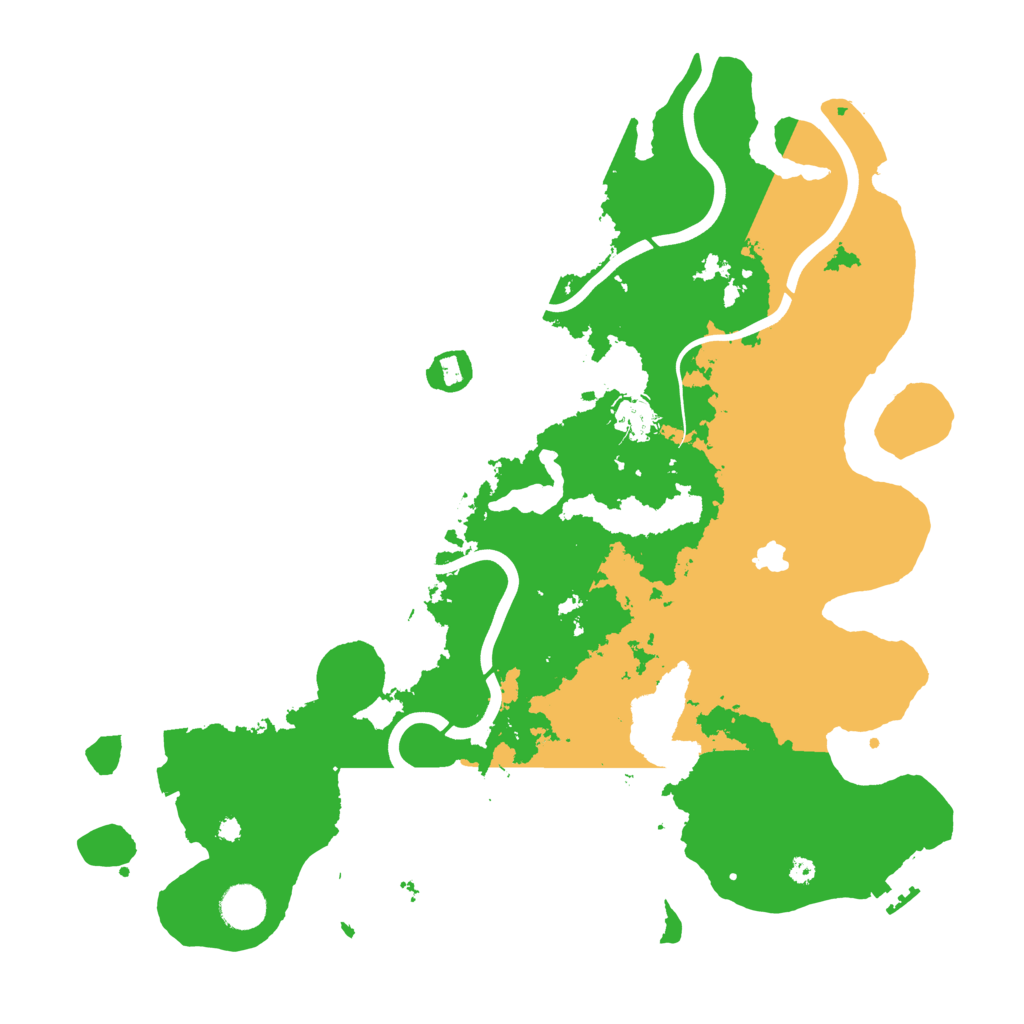 Biome Rust Map: Procedural Map, Size: 4000, Seed: 1258