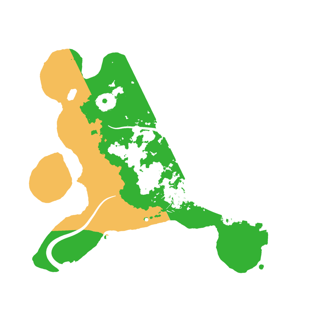 Biome Rust Map: Procedural Map, Size: 2500, Seed: 73325368