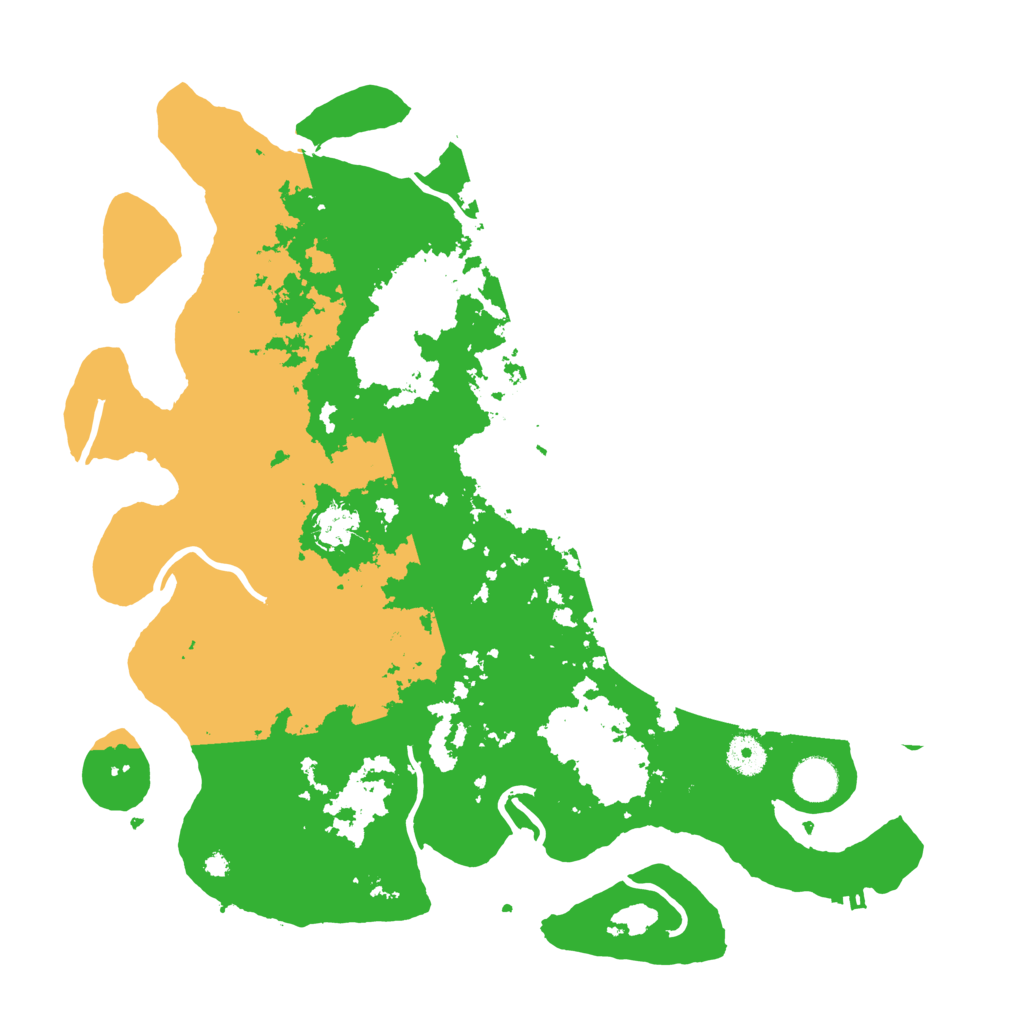 Biome Rust Map: Procedural Map, Size: 4000, Seed: 120554
