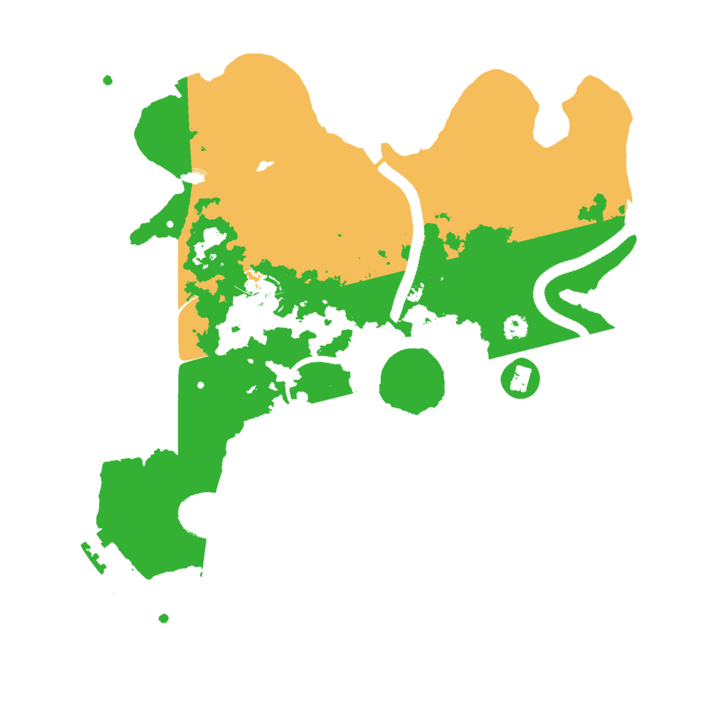 Biome Rust Map: Procedural Map, Size: 3000, Seed: 1675171134