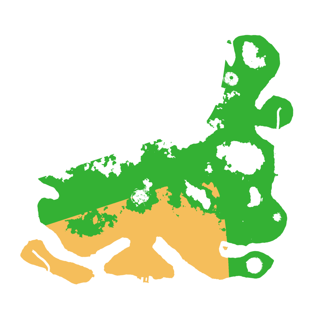 Biome Rust Map: Procedural Map, Size: 3500, Seed: 1387554580