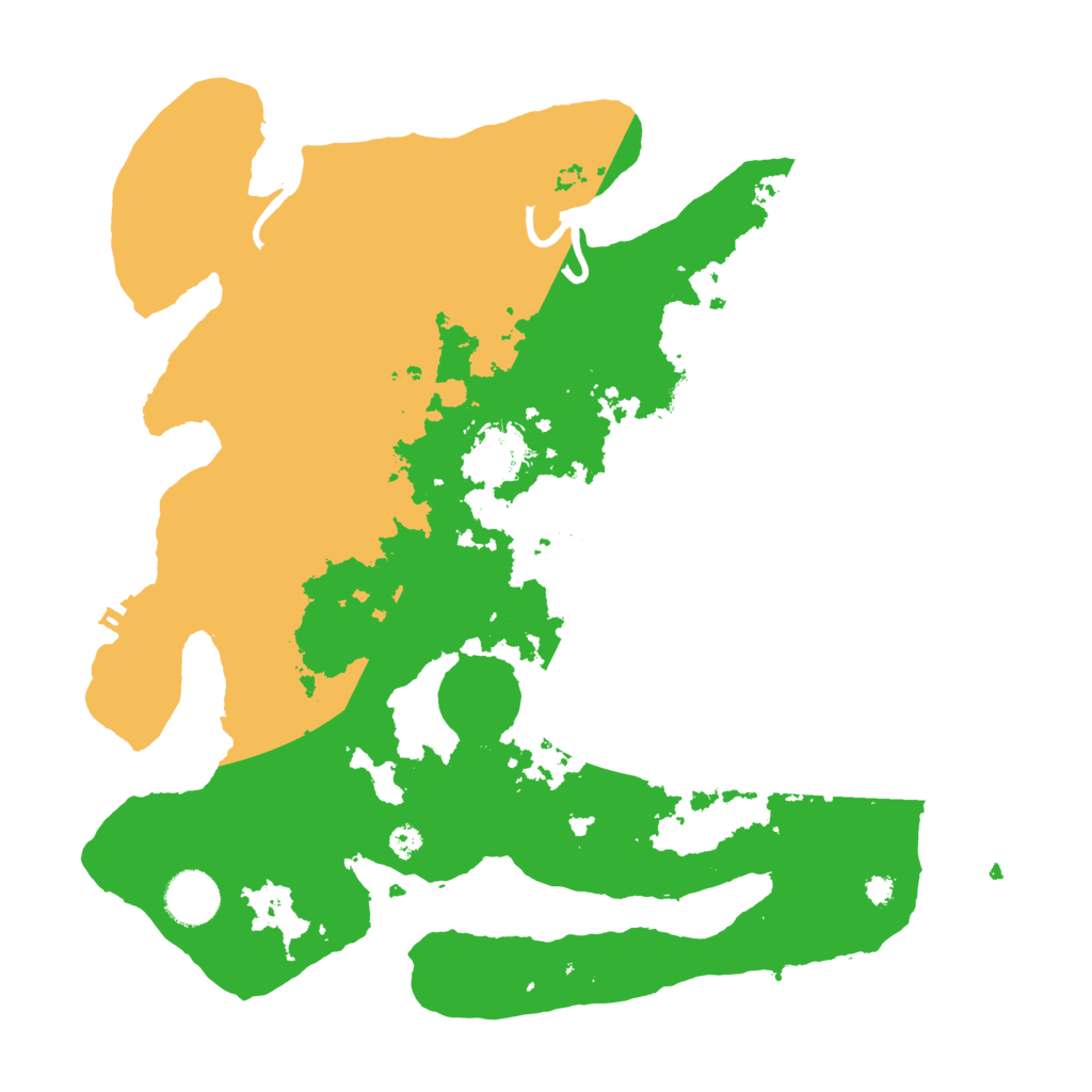 Biome Rust Map: Procedural Map, Size: 3500, Seed: 648575611