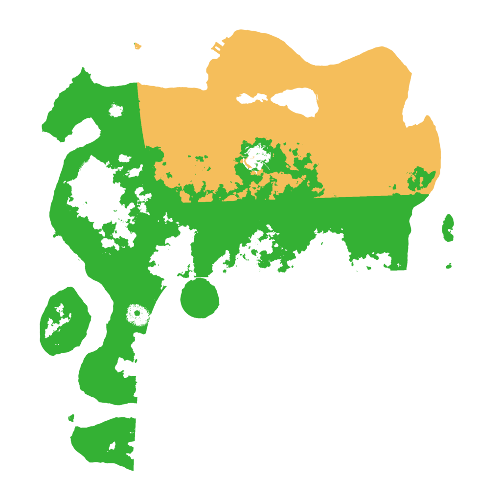 Biome Rust Map: Procedural Map, Size: 3500, Seed: 16102000