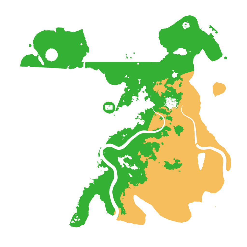 Biome Rust Map: Procedural Map, Size: 3500, Seed: 931467366
