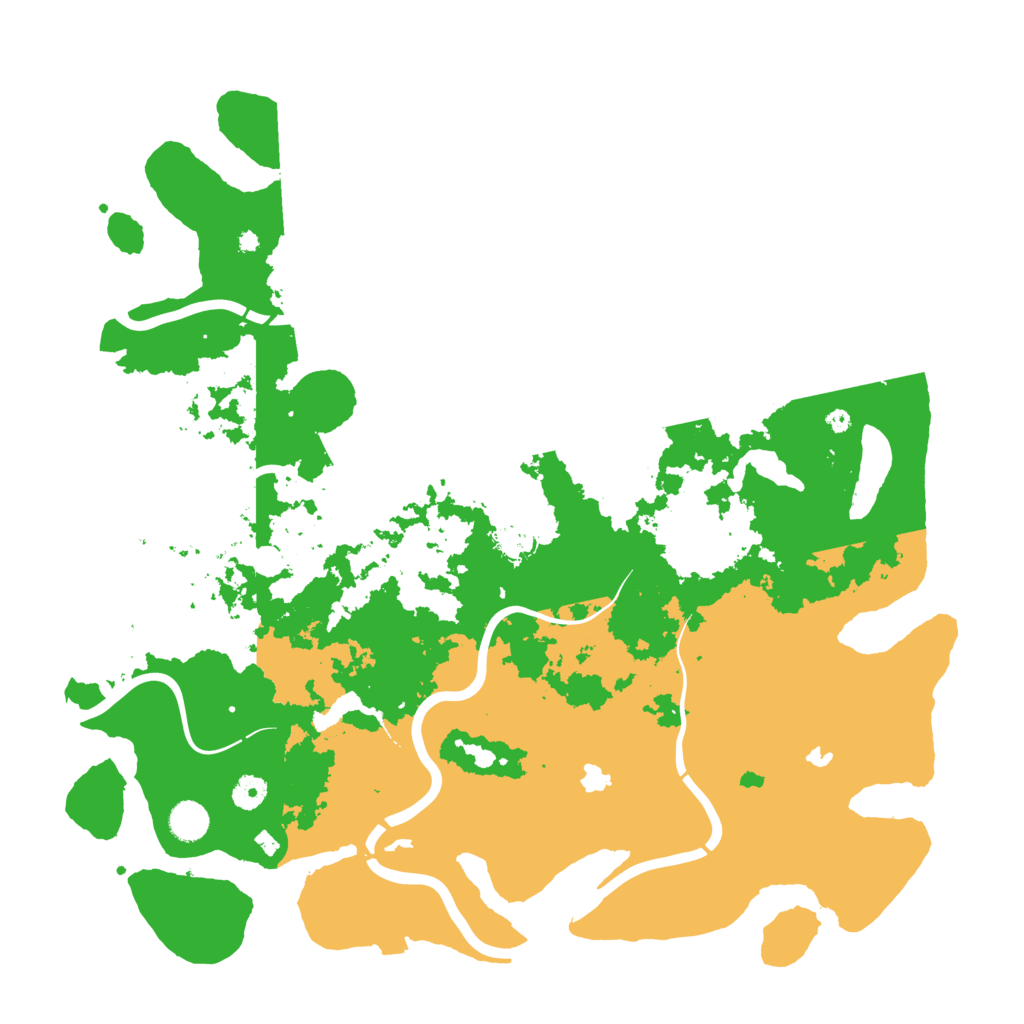 Biome Rust Map: Procedural Map, Size: 4500, Seed: 439151228