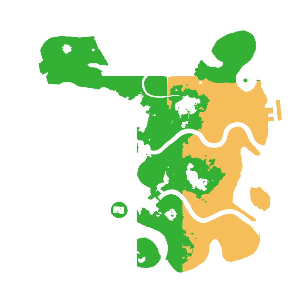 Biome Rust Map: Procedural Map, Size: 3000, Seed: 306246943