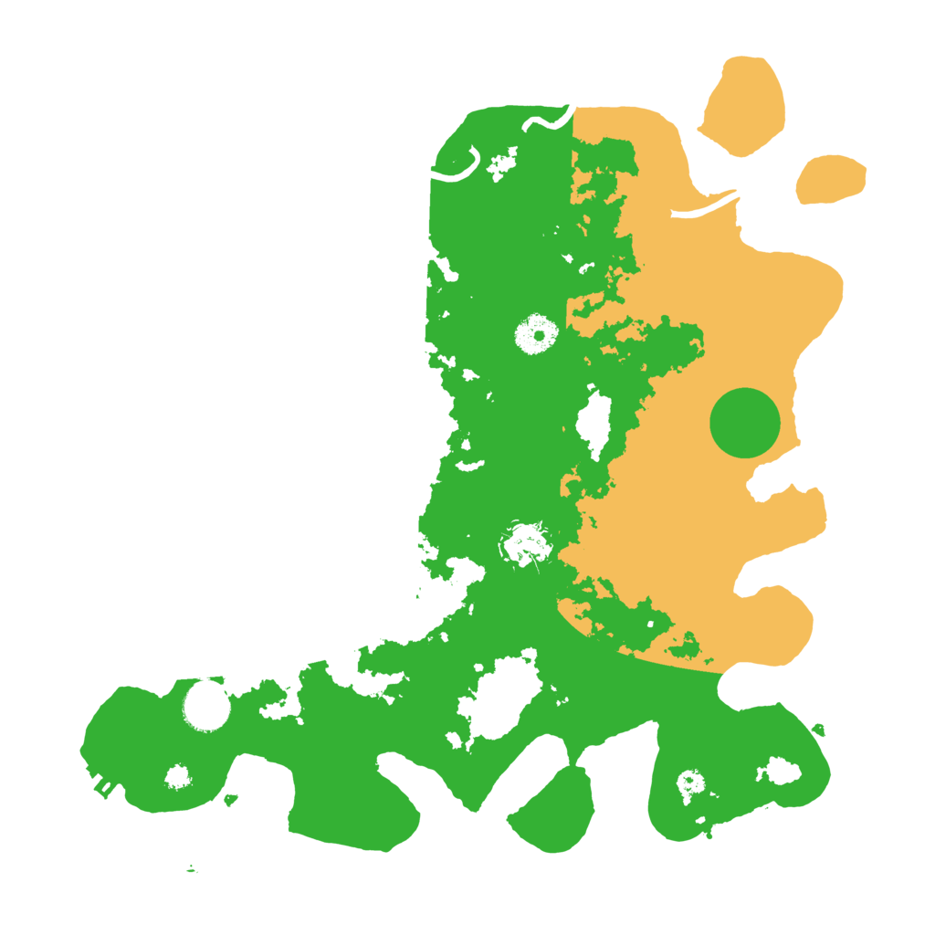 Biome Rust Map: Procedural Map, Size: 3500, Seed: 2022106