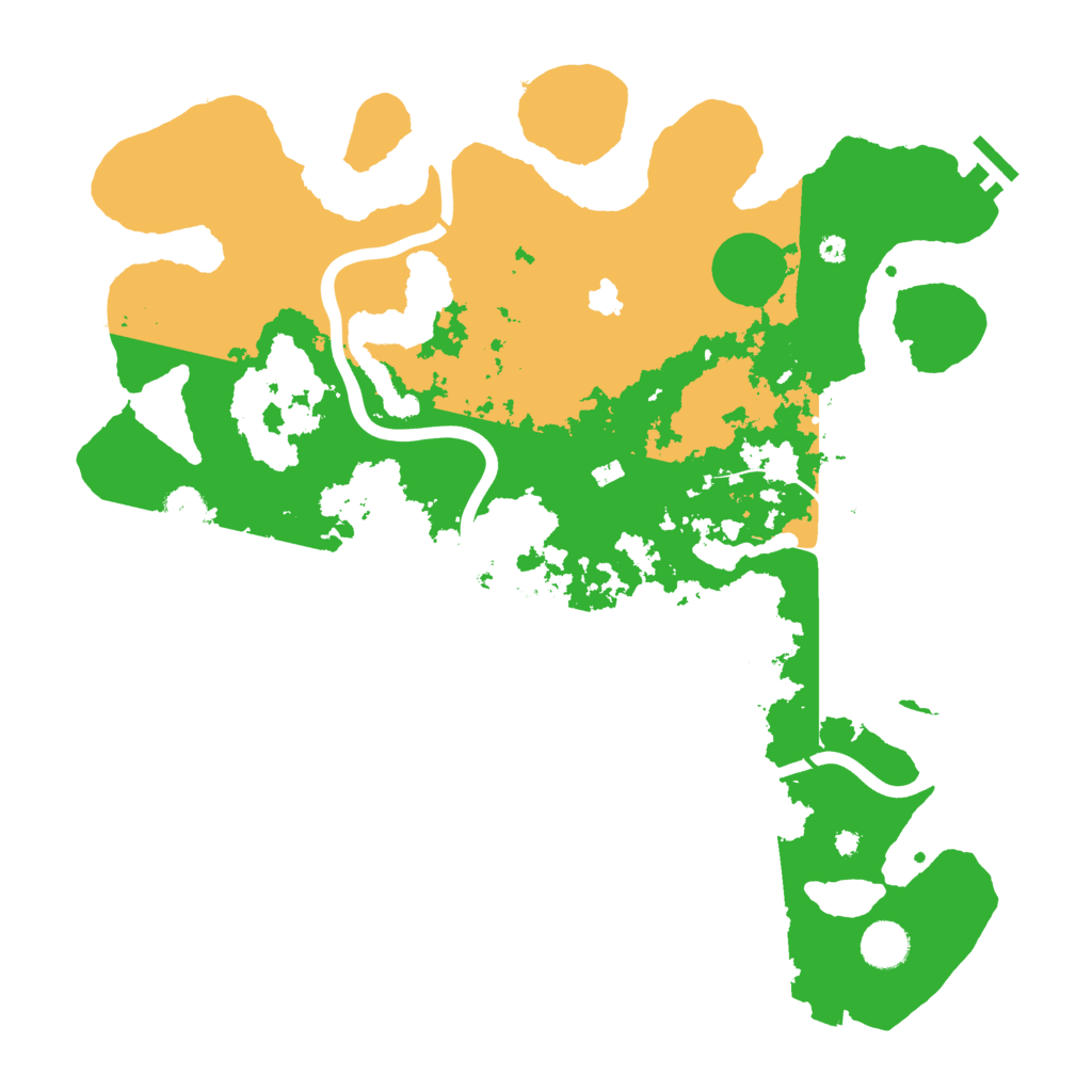 Biome Rust Map: Procedural Map, Size: 4000, Seed: 5249125