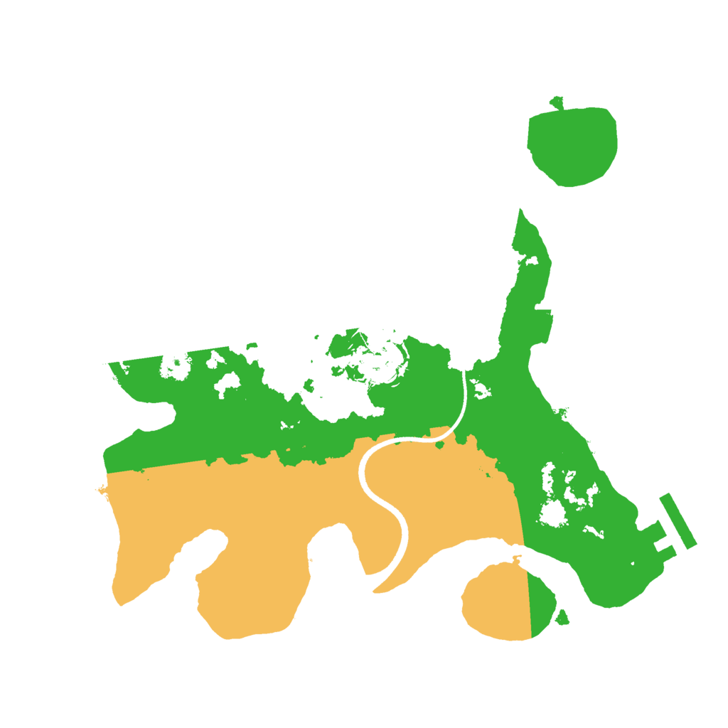 Biome Rust Map: Procedural Map, Size: 2500, Seed: 169