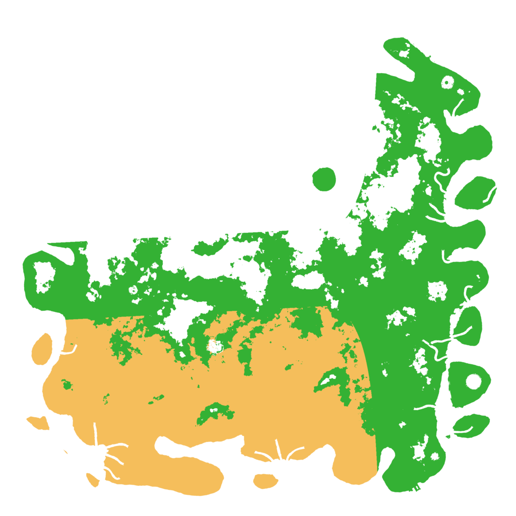 Biome Rust Map: Procedural Map, Size: 6000, Seed: 1887830656