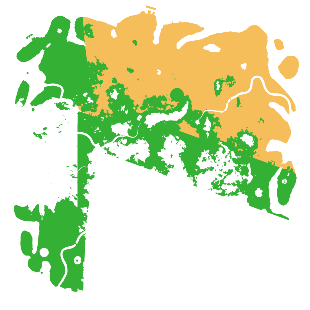 Biome Rust Map: Procedural Map, Size: 6000, Seed: 194602