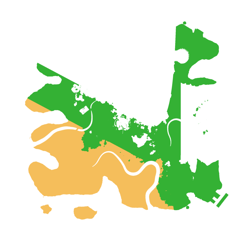 Biome Rust Map: Procedural Map, Size: 3000, Seed: 302190385