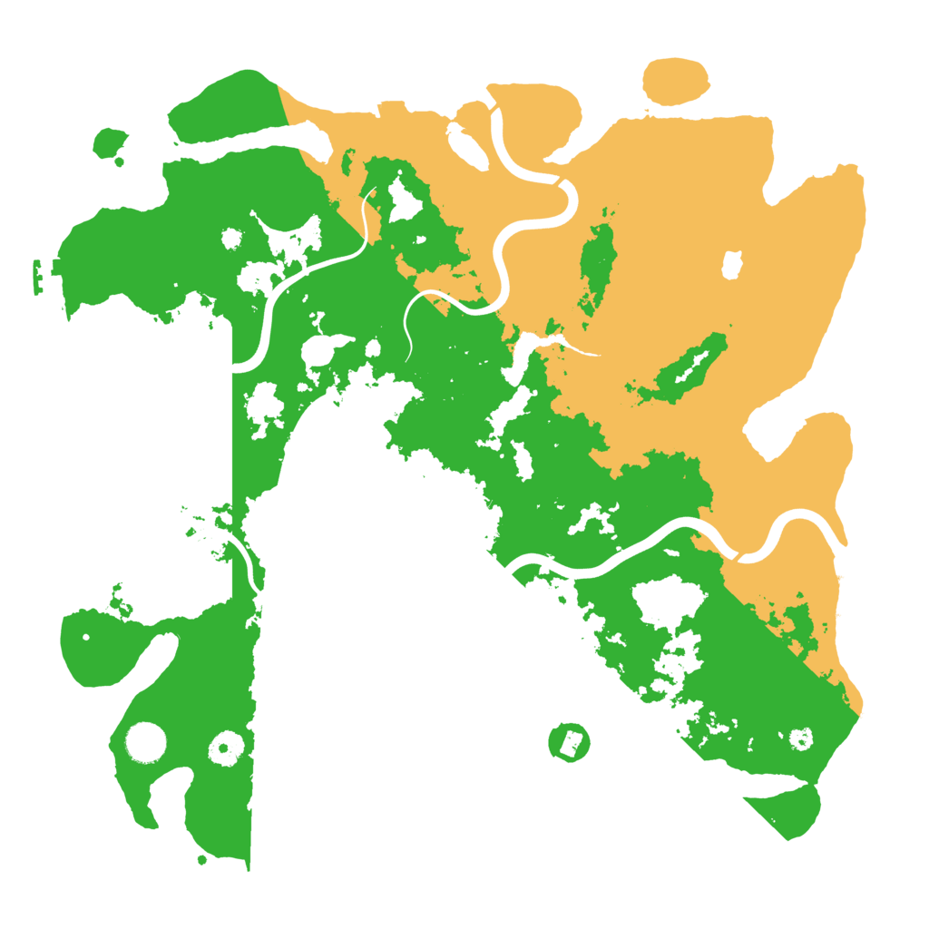 Biome Rust Map: Procedural Map, Size: 4000, Seed: 870269152