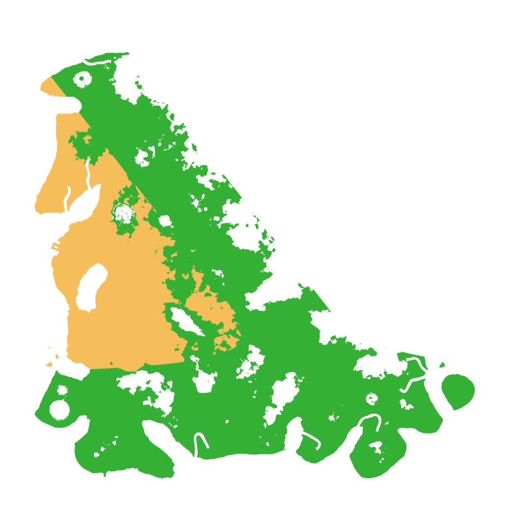 Biome Rust Map: Procedural Map, Size: 4500, Seed: 378312066