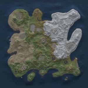 Thumbnail Rust Map: Procedural Map, Size: 3500, Seed: 440195355, 19 Monuments