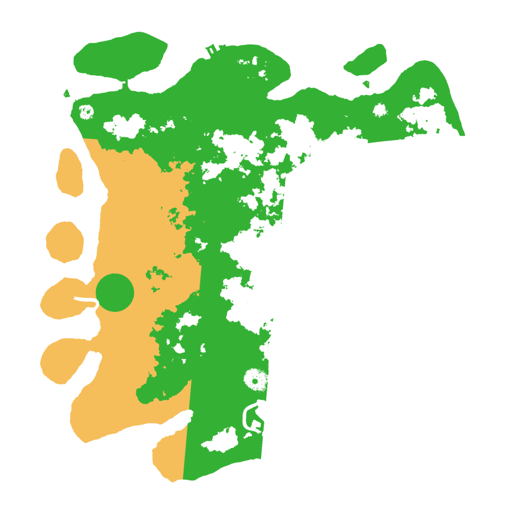 Biome Rust Map: Procedural Map, Size: 3500, Seed: 103547758