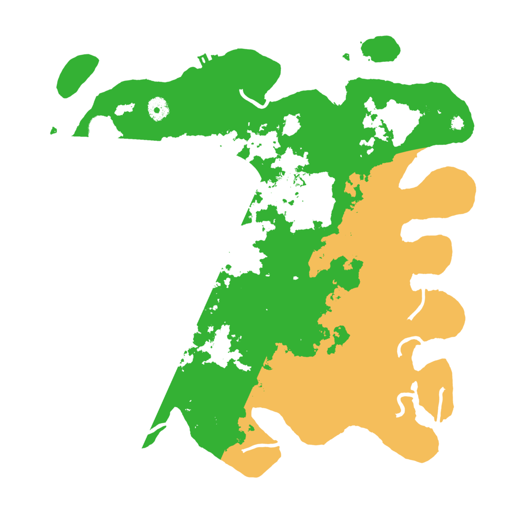 Biome Rust Map: Procedural Map, Size: 3500, Seed: 2025166408