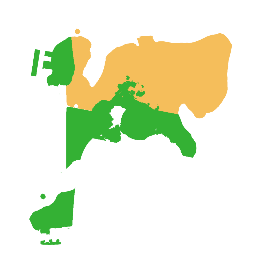 Biome Rust Map: Procedural Map, Size: 2000, Seed: 1358058333