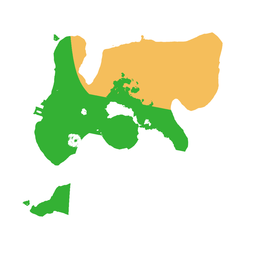 Biome Rust Map: Procedural Map, Size: 2000, Seed: 1358058333