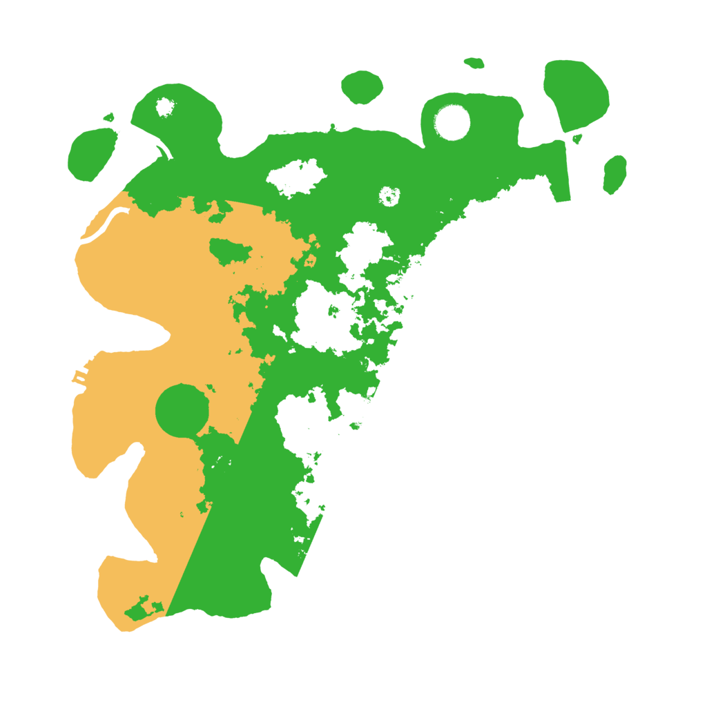 Biome Rust Map: Procedural Map, Size: 3500, Seed: 113511031