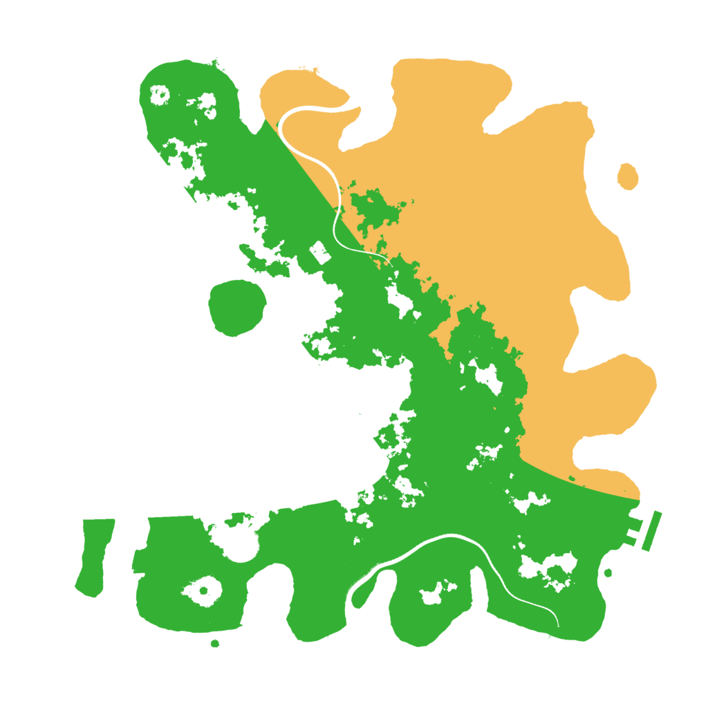 Biome Rust Map: Procedural Map, Size: 3500, Seed: 1262042747