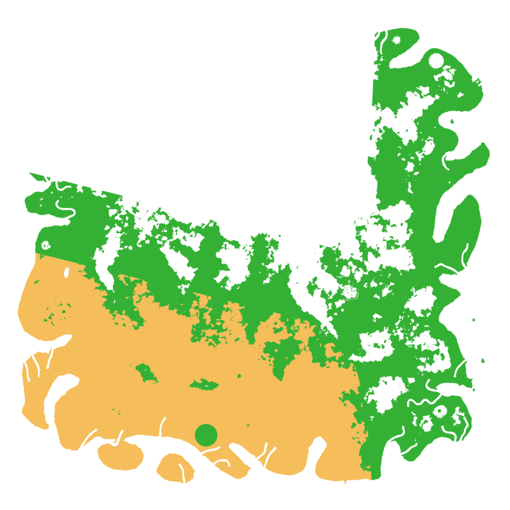 Biome Rust Map: Procedural Map, Size: 6000, Seed: 625441