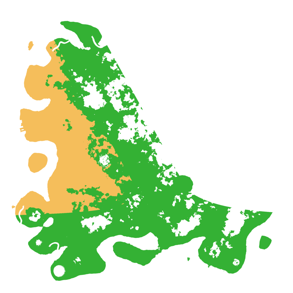 Biome Rust Map: Procedural Map, Size: 4500, Seed: 139267965