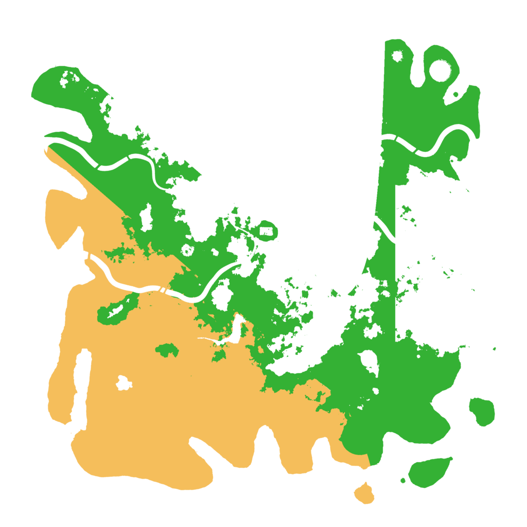 Biome Rust Map: Procedural Map, Size: 4300, Seed: 813571327