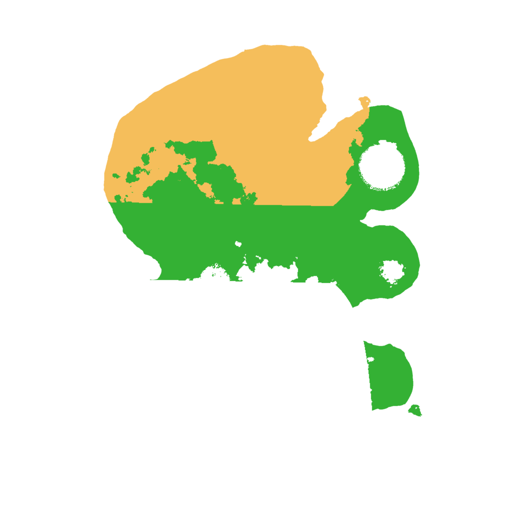 Biome Rust Map: Procedural Map, Size: 2000, Seed: 100839264